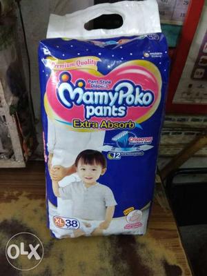 Mamy poko XL. 38 count sealed pack