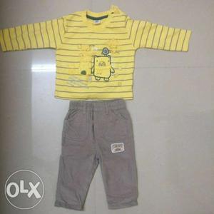 New full hand shirt and pants for 0-12 months