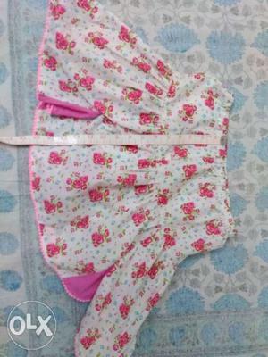 Newly stiched Cotton stylish skirt for 6 to 7 years girl.
