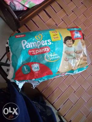 Pamper baby diaper L size only 25 peace.