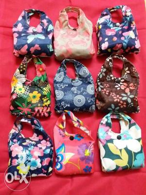 Printed Folding bags for ladies