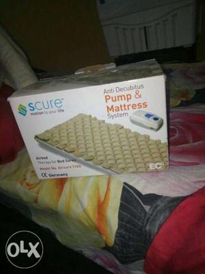 Pump mattress for bed sole