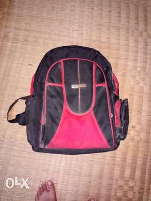 Red And Black 2-way Backpack