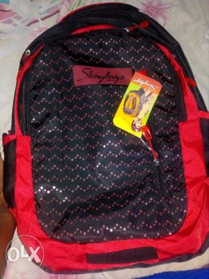 Red And Black Skaybags Backpack