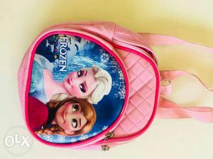 Red And Blue Disney Frozen Backpack