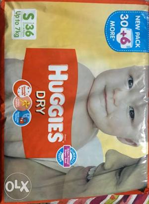 Size Small Huggies Dry Diaper Pack