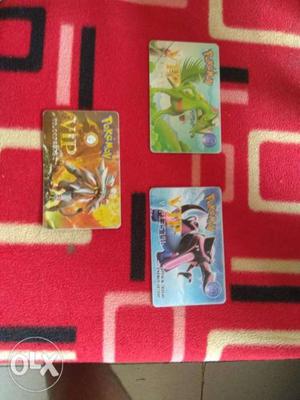 Three Pokemon VIP Cards