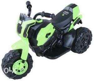Toddler's Green And Black Ride-on Trike