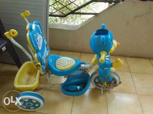 Toddler's Yellow And Teal Trike