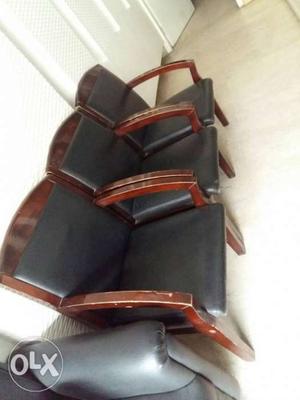 Black And Red Leather Office chair