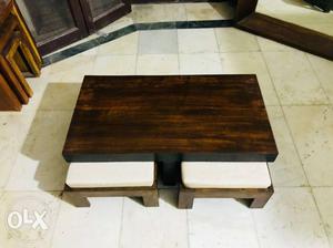Brand new.Table with 2 Cushioned Stools