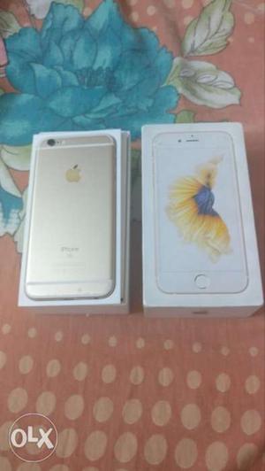 IPhone 6s 64gb full kit gold color in good