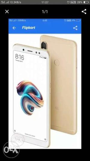 Mi not 5 pro 4gb 64gb gold