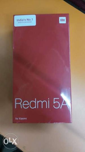 New Redmi 5a 2gb 16gb Sealed pack unboxed Call
