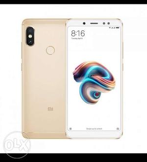 New sil pack redmi not 5 pro gold 64.4 gb
