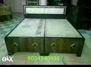 O931 double bed box free home delivery