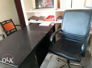 Office table and chair