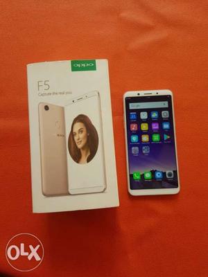 Oppo f5 4 gb ram 32 gb rom face I'd 2 month used