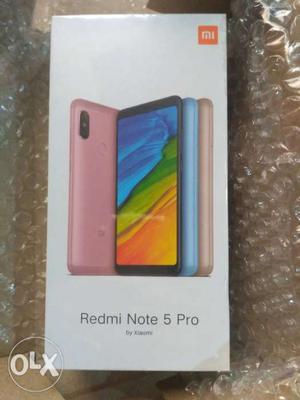Redmi Note 5 pro Sealed Pack.Anytime Available.If
