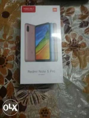 Redmi note 5 pro 4 / 64 black colour seal packed