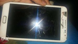 Samsung note 1 touch crack h but fully work only