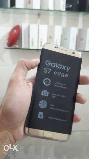 Samsung s7 edge with bill box 32 gb 1 month and