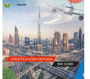 Get 3 Nights 4 Days Dubai Package with Best Offers | Call +9