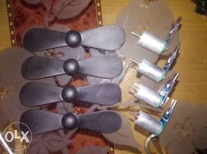 4 mini motar and propeller with smartphone