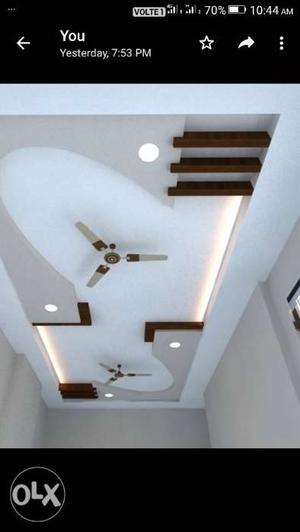 All Pop Gypsum Celling Decorations working