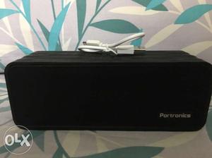 Black Potronics Portable Speaker