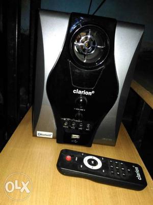 Clarion 2.1 bluetooth home theatre.with remote..