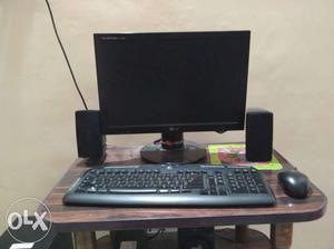Desktop for sell with speakers & inverter Rarly