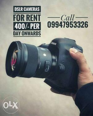 Dslr Cameras For Rent at cheap rate Canon Camera