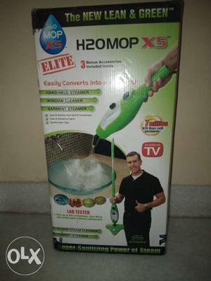 Green And White Steam Mop Box(MRP Rs.)