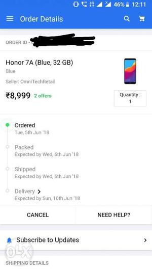 Honor 7a new phone
