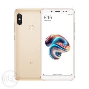 Mi not 5 pro gold and black