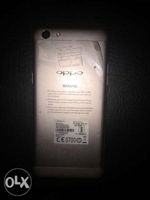 Oppo f3 brend new 5 month old bill box available
