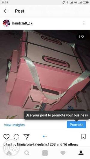 Pink And White Box Screenshot