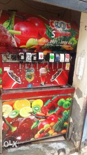 Red And Green Beverage Dispenser