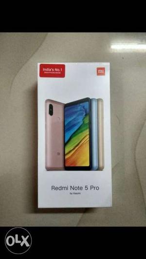 Redmi Note 5 Pro Gold. 4GB RAM & 64 GB Storage.