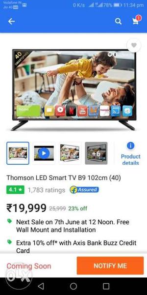 Thomson LED Smart TV Screenshot