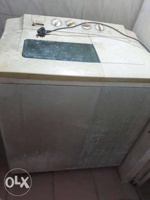 White And Black Front Load Dryer