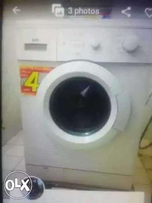 White Front-load Washing Machine