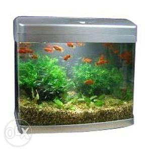 Aquarium - Fish Tank Fiber with Table Stand Matching the