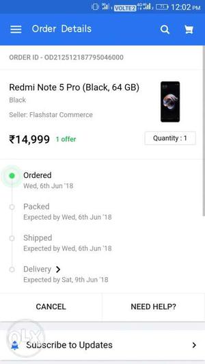Booked today 4/64 gb...sealed pack