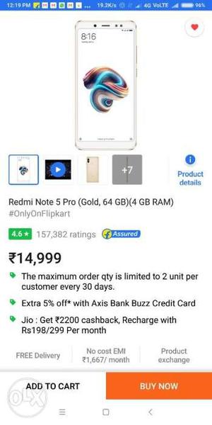 I want sell Redmi note 5 pro (4ram 64internal)