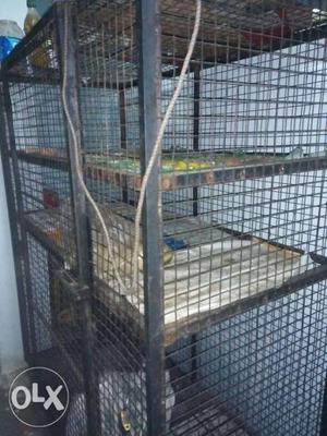 Iron cage,heavy body, weaight almost 100kg, size
