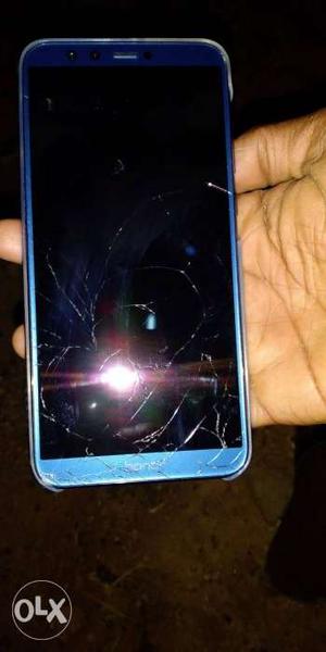 Litely damaged screen but touch working perfectly