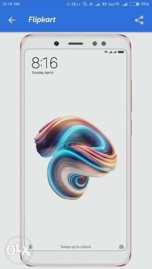 Mi note 5 pro rose gold colour available here call now