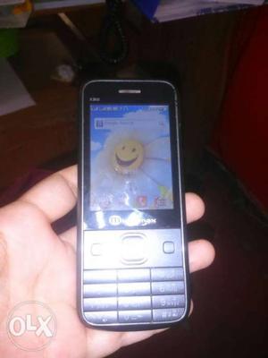Micromax mobile with touch and keypad phone